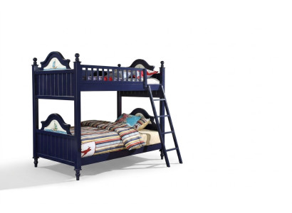 Letto a castello classico per bambini in camera da letto per bambini, letto a soppalco.