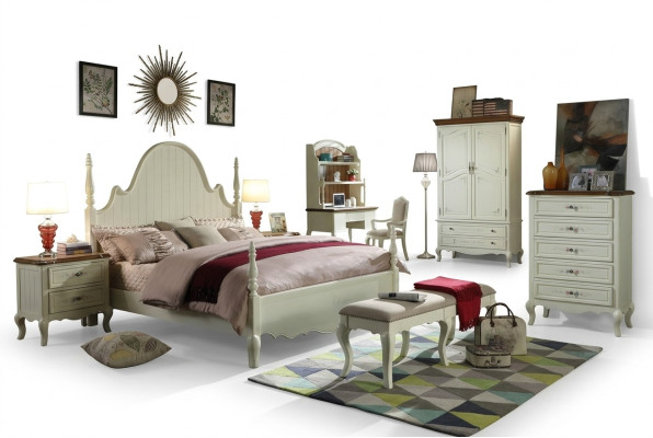 Letto Letto imbottito Design di lusso Camera da letto Letti Tessuto Legno Struttura del letto Nuovo