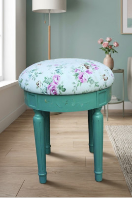 Designer cuscino sedile panca cuscino seduta sgabello panca tessuto legno stile casa di campagna