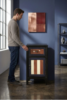 Comodino Notte Tavolo Console Tavolini Camera da letto Tavoli Americano Nuovo