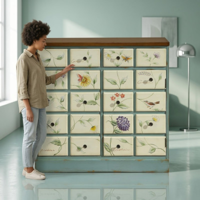 Comò Vetrina Comodini Armadi da farmacia Armadio comodino Armadio