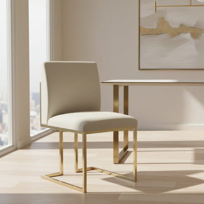 Set di sedie con cuscino Swing, sedie da pranzo con schienale in tessuto moderno di lusso.