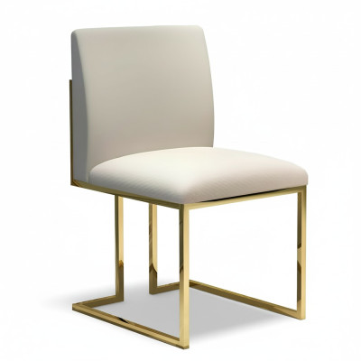 Set di sedie con cuscino Swing, sedie da pranzo con schienale in tessuto moderno di lusso.