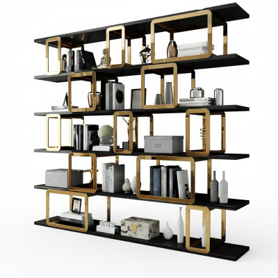 Sistema di armadi e scaffali separati per designer per soggiorno, sala, ufficio e mobili.