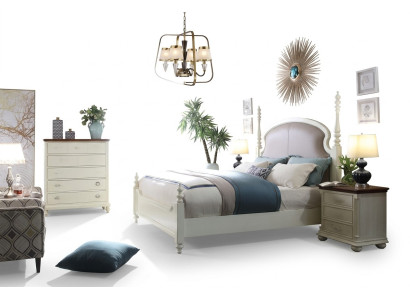 Letto comodino comò 3 pezzi. Camera da letto Set Design Moderno Lusso Letti Nuovi