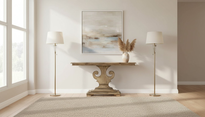 Tavolo console design in legno Console di lusso Sideboard nuovo