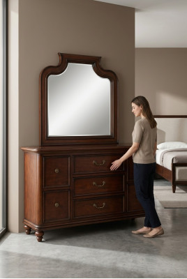 Mobile Sideboard Mobile Sideboards Soggiorno Moderno Madia Specchio 2 pezzi.