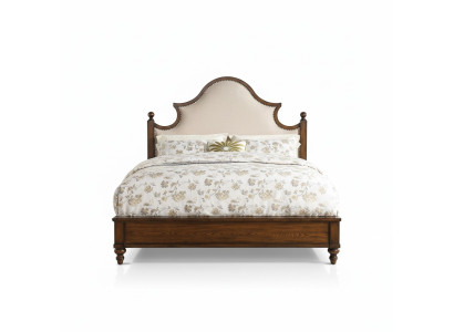 Letto imbottito di design di lusso, letti matrimoniali per hotel, camera da letto tessile 180x200cm nuovo