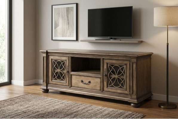 Mobile a giorno/Comò/Cassettone/ Vetrina Soggiorno Legno Madia Credenza Nuovo.