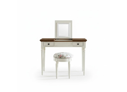 Tavolo trucco + sgabello Consolle Tavoli da trucco Tavoli Console Segretario Nuovo Specchio