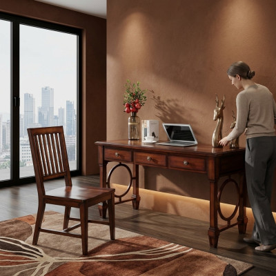Set di mobili da ufficio completo per l'home office stanza da lavoro scrivania armadio