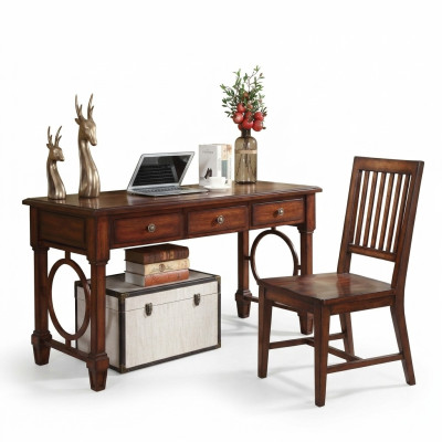 Scrive 2 pezzi set arredamento ufficio scrivania legno design mobile armadio computer