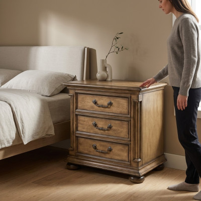 Design Notte Comodino Consolle Camera da Letto Rustica Tavoli Console Nuovi