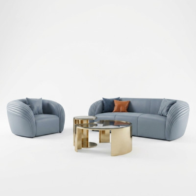 Divano componibile 3+1 posti Set Divano design Divano imbottito Divani Divano Moderno Lusso Nuovo