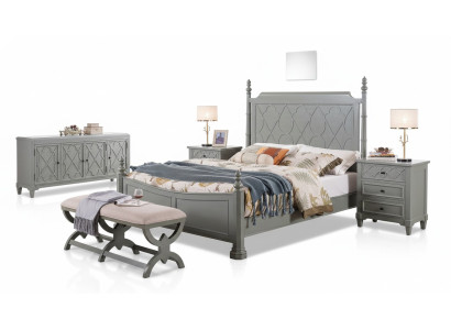 Classico letto 2x comodino 3 pezzi. Set camera da letto Letti di lusso nuovi 150x200 Nuovi