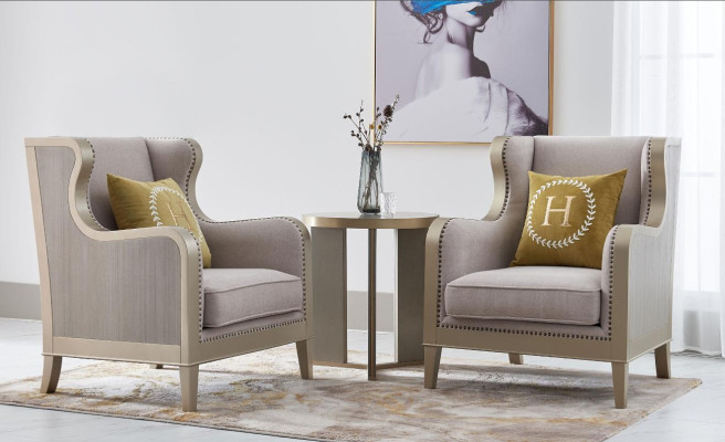 Tessuto poltrona 1 posti divano divani imbottiti Design di lusso Classico Moderno Reclinabile