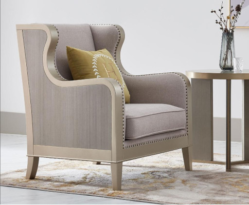 Tessuto poltrona 1 posti divano divani imbottiti Design di lusso Classico Moderno Reclinabile