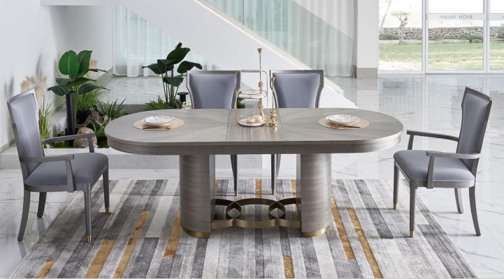 Design tavolo da pranzo legno pietra tavolo tavoli moderni mobili 221x95 tavoli
