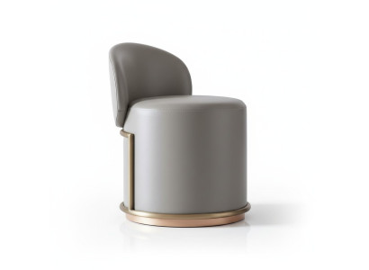 Sgabello Design Imbottito Pouf Pouf in Pelle Chaise Longue Pufa