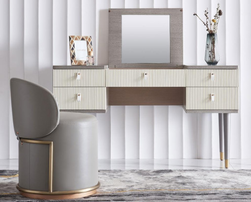 Tavolo Classico Console Specchio Decorativo Comò Tavolo da Toeletta Camera da Letto