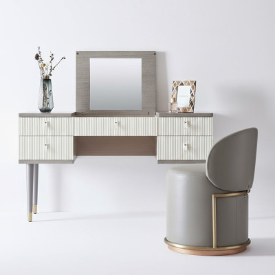 Tavolo Classico Console Specchio Decorativo Comò Tavolo da Toeletta Camera da Letto