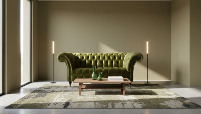 Divano a due posti 2 posti classico imbottito nuovo divani Chesterfield divano nuovo
