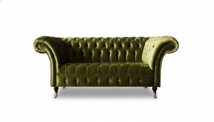 Divano a due posti 2 posti classico imbottito nuovo divani Chesterfield divano nuovo