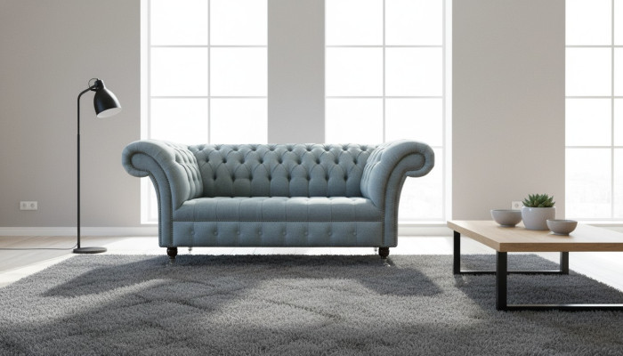 Divano Chesterfield divano imbottito design 2 posti divani set divani due posti nuovo