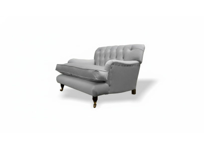 Chesterfield poltrona design TV divano divano Chesterfield tessuto nuovo.