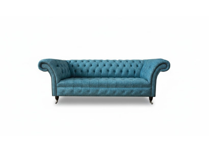 Divano Chesterfield Sofa Imbottito 3 posti Divani da arredamento set sedute Divani.