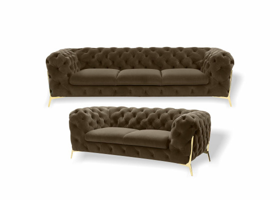 Set di divani 3+2 posti design, divani imbottiti, divano moderno.