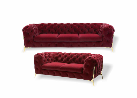 Set di divani 3+2 posti design, divani imbottiti, divano moderno.