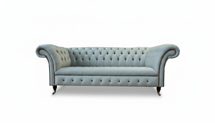 Divano Divanetto Set di Imbottiture Sedute Divani Divanetti Chesterfield a 3 Posti