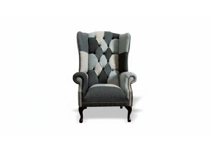 Lusso imbottito Classica poltrona Chesterfield 1 posto poltrona con schienale alto Singola Nuova