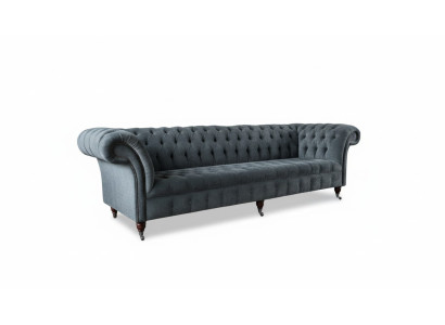 Chesterfield in pelle, divano di lusso design divano classico in stile.