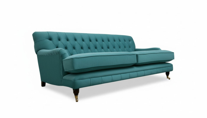 Tessuto Divano Divano Set 3 Posti Divani Chesterfield a tre posti