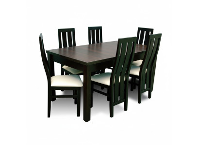 Tavolo da pranzo completo con 6 sedie, set da pranzo in legno tavolo tavoli 7 pezzi