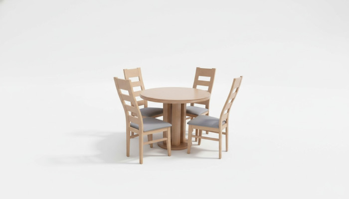 Tavolo da pranzo con 4 sedie Set da pranzo Gruppo da pranzo in legno Tavolo 5 pezzi. Gruppo Set