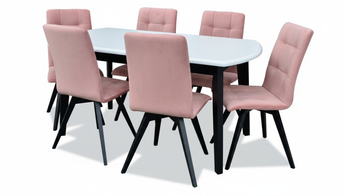 Tavolo da pranzo 6 sedie Sedia set da pranzo classico Tavoli Tavolo 7 pezzi Nuovo