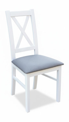 1x sedia in legno massello sedia da pranzo poltrona in tessuto sedia da pranzo Gastromobiliario Nuovo