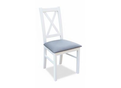 1x sedia in legno massello sedia da pranzo poltrona in tessuto sedia da pranzo Gastromobiliario Nuovo