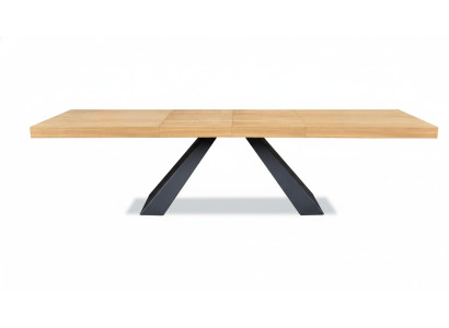 Tavolo Tavolo da pranzo Tavolo in legno xxl Tavolo da conferenza 100x200cm Allungabile 280cm massiccio