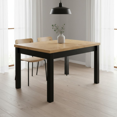 Ess Zimmer Tische Wohnzimmer Holz Designer Marrone 90x120/270 Tavoli in Legno