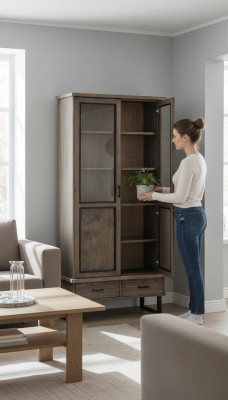 Vetrina classica Armadio mobili italiani Vetrina Vetrine Nuovo 22802