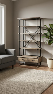 Design scaffale armadi soggiorno scaffali in acciaio inossidabile libreria