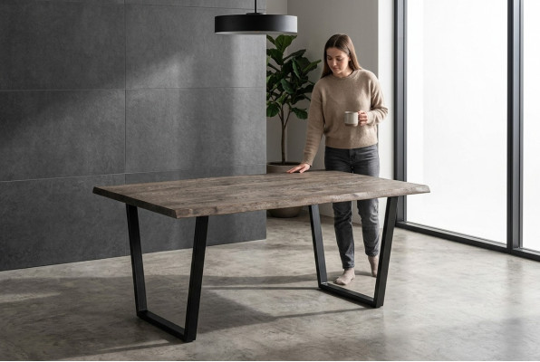Tavolo in legno per divano rettangolare tavoli da designer Italiani tavolino d'appoggio 110x70cm