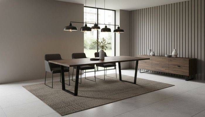 Tavolo da pranzo, tavoli da pranzo, tavolo per riunioni, scrivania, design in legno, tavolo da conferenza, nuovo.