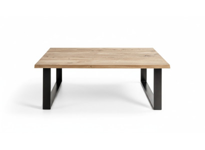 Tavolino da salotto design in vetro Tavolo Divano Ordina Tavolo Tavoli Marrone Legno Mobili Loft