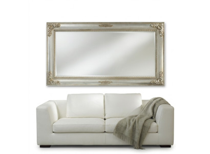 Specchio da parete Specchio antico Barocco Antico Legno 187x97 Specchio da appendere Cornice per mobili