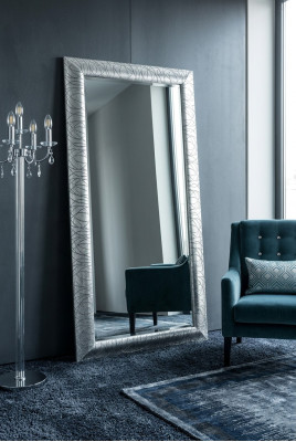 Specchio Specchio da parete design Atrio Soggiorno Bagno Legno Vetro design SP7690 Sospeso